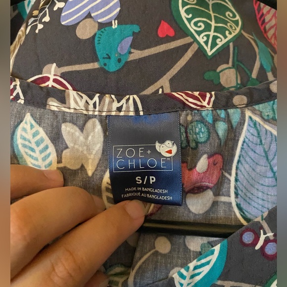 floral scrub top - Picture 2 of 2